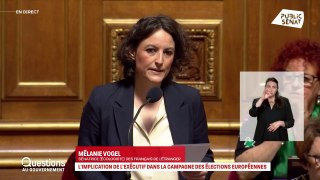 Européennes : Mélanie Vogel dénonce « la grossièreté » du gouvernement