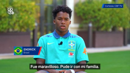 Endrick: "Espero poder ir a Disneyland"