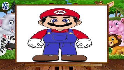 How to Draw Mario | The Super Mario Bros.