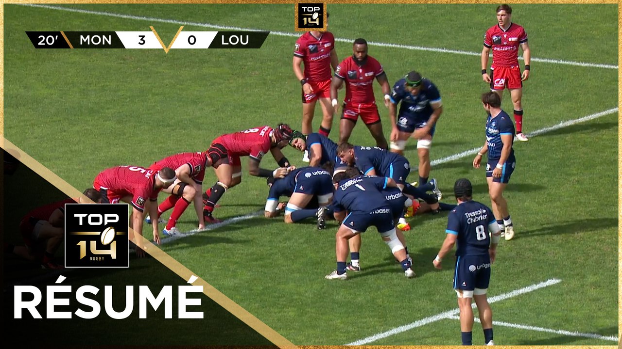 TOP 14 Saison 2023 2024 J25 - Résumé Montpellier Hérault Rugby – LOU Rugby