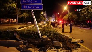 Nevşehir'de kontrolden çıkan minibüs takla attı: 1 yaralı