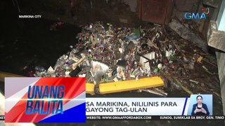 Mga estero sa Marikina, nililinis para iwas-baha ngayong tag-ulan | Unang Balita
