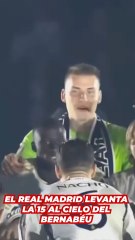 El Real Madrid levanta la 15 al cielo del Bernabéu