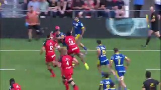 TOP 14 - Essai de Alivereti RAKA (ASM) - RC Toulon - ASM Clermont