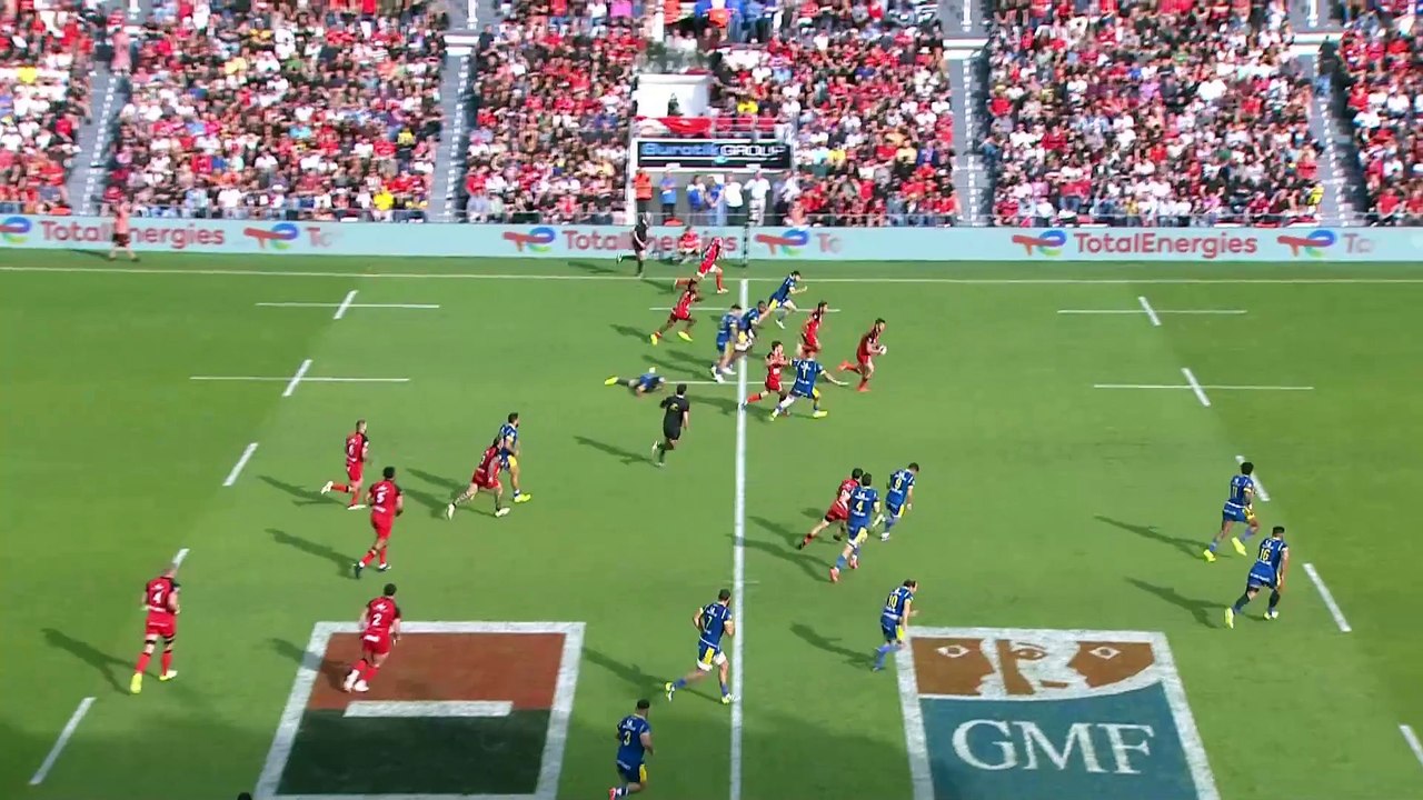 TOP 14 - Essai de Melvyn JAMINET (RCT) - RC Toulon - ASM Clermont