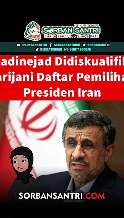 Ahmadinejad Didiskualifikasi, Larijani Daftar Pemilihan Presiden Iran