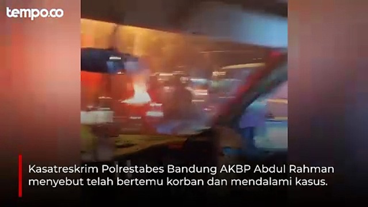 ⁠Viral Mobil Plat B Dirusak di Bandung saat Persib Juara,  Polisi Dalami Kasusnya