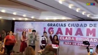 Clara Brugada se declara ganadora por más de 15 puntos según encuestas de salida
