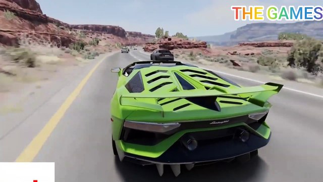 High Speed Traffic Car Crashes #166 - BeamNG Drive | THE GAMES