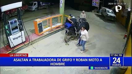 Asaltan a trabajadora de grifo en La Libertad y el ladrón le devolvió su teléfono