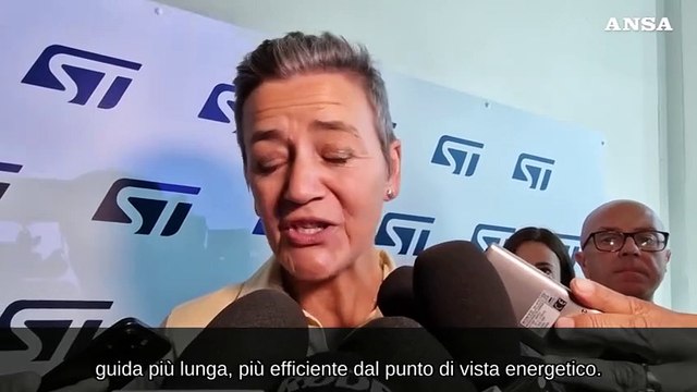StMicroelectronics di Catania, Vestager: 
