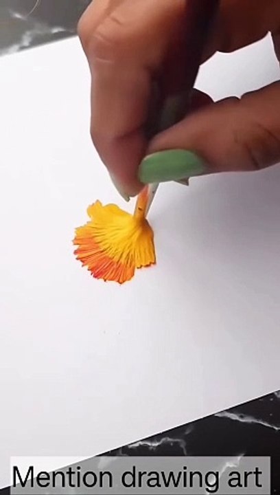 Yellow flower painting ideas 