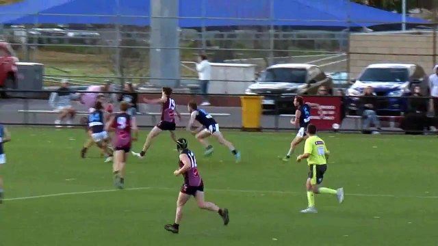 BFNL: Sandhurst's Lachlan Tardrew kicks the goal of the day versus Eaglehawk, round 7, 2024