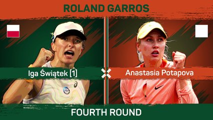 Świątek inflicts a double bagel on Potapova
