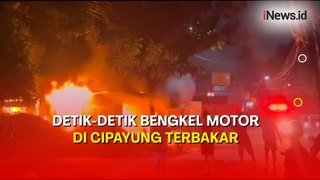 Bengkel Motor di Cipayung Jakarta Timur Terbakar, Kerugian Capai Puluan Juta Rupiah