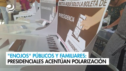 "Enojos" públicos y familiares: presidenciales acentúan polarización en México