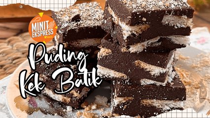 Puding Kek Batik Kurang Manis Untuk Hidangan keluarga