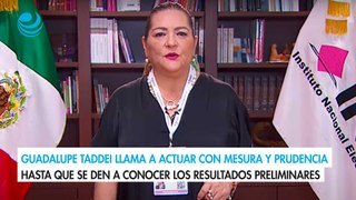 Guadalupe Taddei llama a actuar con mesura y prudencia hasta que se den a conocer los resultados preliminares