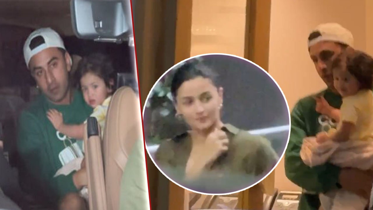 Anant-Radhika 2nd Pre Wedding से लौटे Ranbir Kapoor, Alia Bhatt और baby Raha, Cute Video आया सामने!