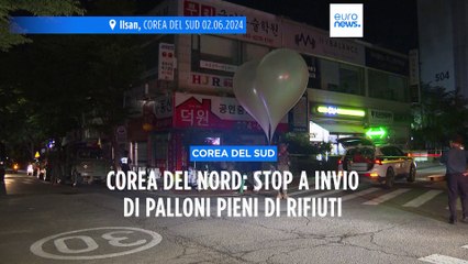 Corea del Nord: stop all'invio di palloni aerostatici pieni di rifiuti verso il Sud