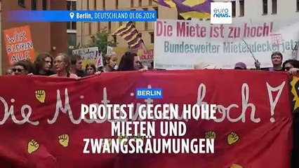 Tausende protestieren in Berlin gegen hohe Mieten