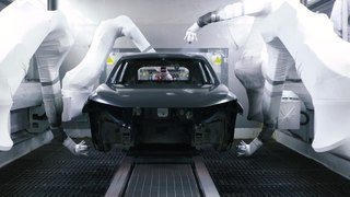 Audi Q6 e-tron Production at Ingolstadt Site - Paint Shop