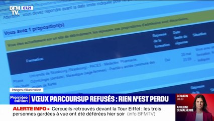 Parcoursup: que faire si vos vœux ont été refusés?