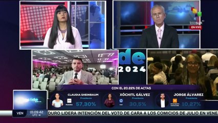 En México se vive ambiente de alegría en el comando de campaña del partido Morena