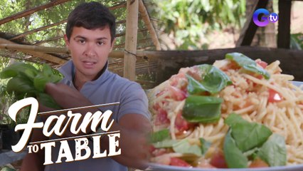 Matteo Guidicelli shares his Aglio Olio recipe! | Farm To Table