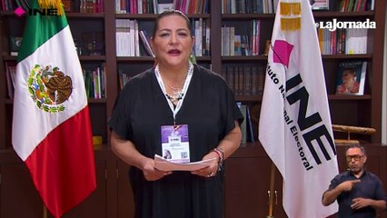 Mensaje de la consejera presidenta del INE