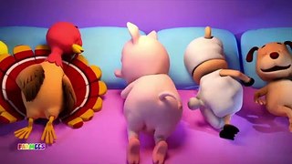 Ten In The Bed | Nursery Rhymes | Kids Songs | 3d Rhymes | Children's rhymes by Farmees!