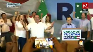 Renán Barrera, candidato de Yucatán, afirma el triunfo en la entidad