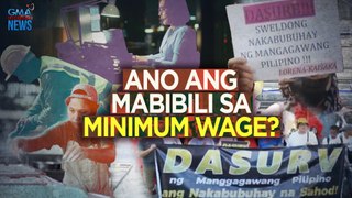 Ano ang mabibili sa minimum wage? | Need To Know