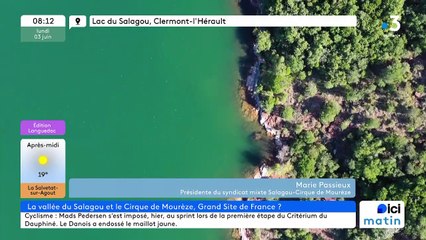 Marie Passieux, présidente du syndicat mixte Salagou-Cirque de Mourèze