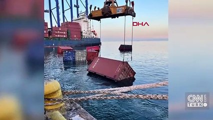 Hatalı yüklemenin faturası ağır oldu! Konteynerler gemiden denize düştü