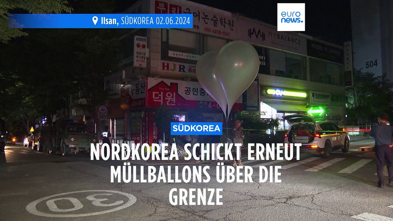 Nordkorea schickt erneut Müllballons über die Grenze
