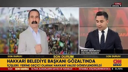 SON DAKİKA HABERİ: Hakkari Belediye Başkanı Akış, Van'da gözaltına alındı... İçişleri Bakanlığı'ndan 'görevden uzaklaştırma' açıklaması