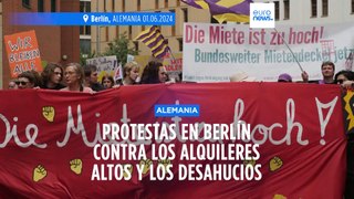 Miles de personas protestan en Berlín por el aumento de los alquileres y los desahucios