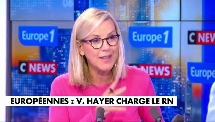 Affiche du RN sur le vote des militaires : «Ce sont des méthodes de voyous», dénonce Valérie Hayer