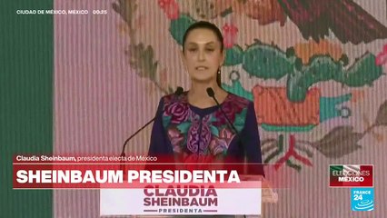 "No llego sola, llegamos todas": Sheinbaum en su primer discurso como presidenta electa de México