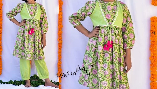 Stylish Lawn Dresses Designs For Little Baby Girl ||Comfortable Lawn Dress Designs For 7 To 10 Year Girls