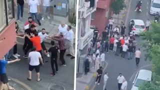 İstanbul’da ev sahibi-kiracı kavgası kamerada