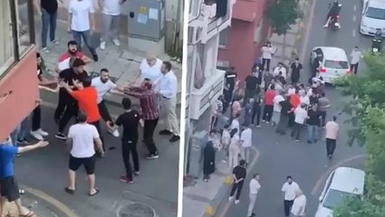 İstanbul’da ev sahibi-kiracı kavgası kamerada