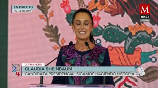 Claudia Sheinbaum anuncia victoria abrumadora en las elecciones