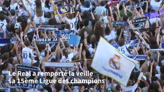 Football: Madrid fête ses champions d'Europe