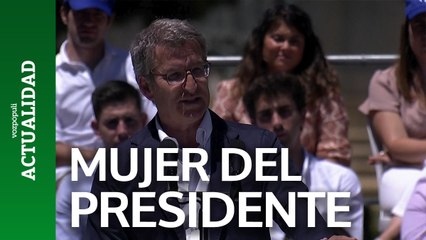 Feijóo se pregunta qué dirían los socialistas si la esposa de un presidente del Gobierno del PP estuviese siendo investigada