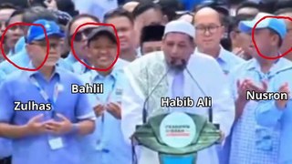 Zulhas,bahlil dan Nusron ketar ketir meminta dipercepat doanya Habib Ali karna bilang amin