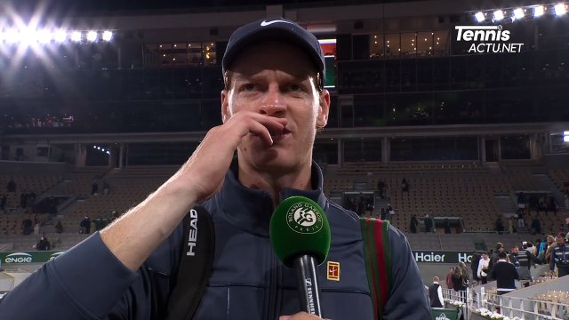 Tennis - Roland-Garros 2024 - Jannik Sinner : Corentin Moutet ? He played very, very well at the start