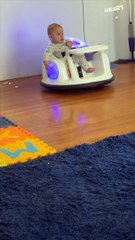 Toddler Rules the Bumper Car Kingdom