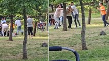 İstanbul'da parkta ailesinin yanında önce darbedildi, sonra silahla vuruldu